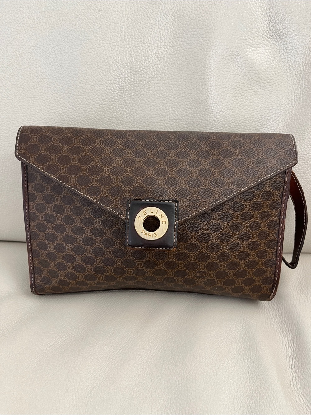 Celine wristlet/pouch with snap closure